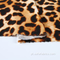 Tecido de spandex rayon tricotado estampado com leopardo